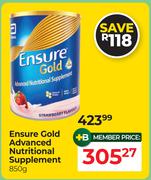 Ensure Gold Advanced Nutritional Supplement-850g