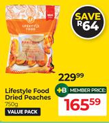 Lifestyle Food Dried Peaches-750g