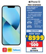 Apple iPhone 13 128GB Smartphone Starlt (Pre Owned)