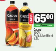 Cappy 100% Fruit Juice Blend-For 2 x 1.5L