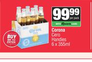 Corona Cero Handies-6 x 355ml