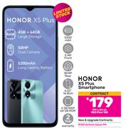 Honor X5 Plus Smartphone-On Red Flexi 150