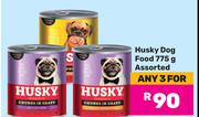 Husky Dog Food Assorted-For Any 3 x 775g