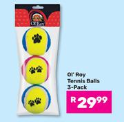 Ol' Roy Tennis Balls 3's Pack-Per Pack