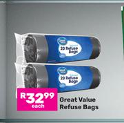 Great Value Refuse Bags-Each