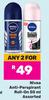 Nivea Anti Perspirant Roll On Assorted-For Any 2 x 50ml