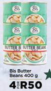 Bis Butter Beans-For 4 x 400g