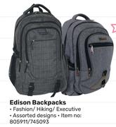 Edison Backpacks-Each