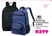 Quest Mentor 20L Backpack Navy Or Black-Each