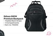 Edison 50cm Premium Backpack-Each