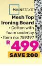 Mainstays Mesh Top Ironing Board