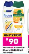 Protex or Palmolive Shower Gel Assorted-For Any 2 x 500ml