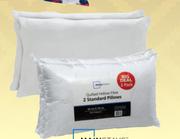 Mainstays 2 Pack Quilted Hollowfibre Pillows