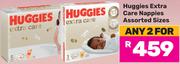 Huggies Extra Care Nappies-For Any 2