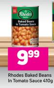 Rhodes Baked Beans In Tomato Sauce-410g