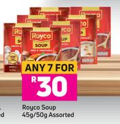 Royco Soup Assorted-For Any 7 x 45g/50g 