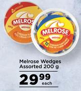 Melrose Wedges Assorted 200g- Each