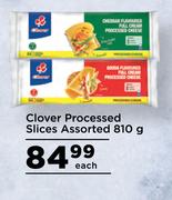 Clover Processed Slices Assorted 810g- Each