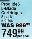 Gillette Proglide 5 5-Blade Cartridges 8 Pack-Per Pack