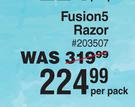 Gillette Fusion Razor-Per Pack