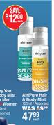 Afri Pure Hair & Body Mist Assorted-125ml Each