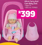 46cm Carry & Care Baby Doll
