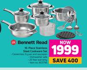 Bennett Read 16 Piece Stainless Steel Cookware Set