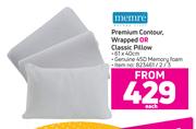 Memre Premium Contour, Wrapped Or Classic Pillow-Each