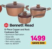 Bennett Read 6 Piece Copper & Rock Cookware Set