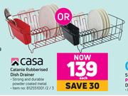 Casa Catania Rubberised Dish Drainer-Each