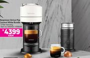 Nespresso Vertuo Pop Coconut (White) Bundle-Each