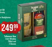 Tullamore Dew Irish Whisky-750ml Per Pack & 2 Glasses