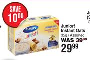 Purity Junior Instant Oats Assorted-35g 