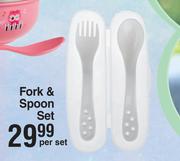 Baby Things Fork & Spoon Set-Per Set