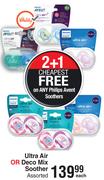 Philips Ultra Air Or Deco Mix Soother Assorted-Each