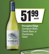 Porcupine Ridge Sauvignon Blanc, Chenin Blanc Or Chardonnay-750ml Each