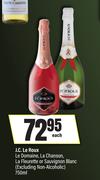 J.C.Le Roux Le Domaine,La Chanson,La Fleurette Or Sauvignon Blanc(Excluding Non Alcoholic)-750ml Eac