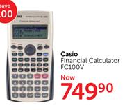 Casio Financial Calculator FC100V
