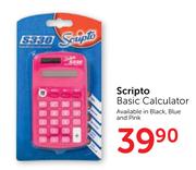 Scripto Basic Calculator