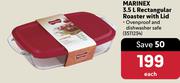 Marinex 3.5L Rectangular Roaster With Lid