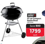 Weber 57cm Compact Kettle Braai