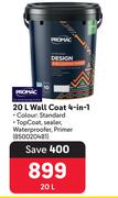 Promac 20L Wall Coat 4 In 1