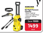 Karcher K2 High Pressure Cleaner