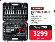 Gedore 172 Piece Socket Set-Per Set