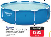 Bestway 3.04 x 0.76m Steel Pro Pool Set