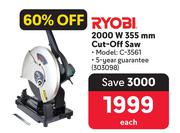 Ryobi 2000W 355mm Cut Off Saw C-3561-Each
