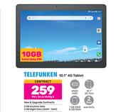 Telefunken 10.1" 4G Tablet-On My Gig 5
