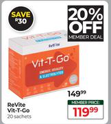 ReVite Vit T Go 20 Sachets