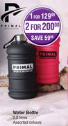 Primal Water Bottle-For 2 x 2.2Ltr