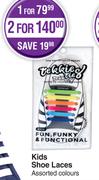 Tekkies Tie Kids Shoe Laces-For 2